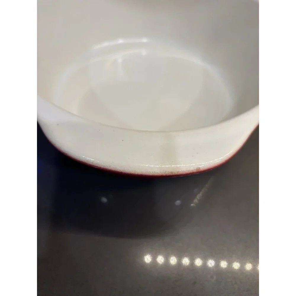 Corelle Coordinates 2.5 Qt Red Stoneware Casserole Dish - No Lid Oven Safe